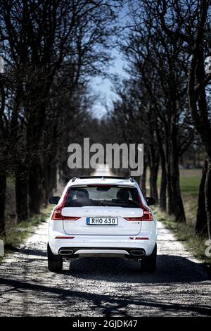 Volvo XC60 B5 AWD R-design. Photo: Pontus Lundahl / TT / code 10050 Banque D'Images