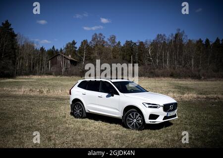 Volvo XC60 B5 AWD R-design. Photo: Pontus Lundahl / TT / code 10050 Banque D'Images