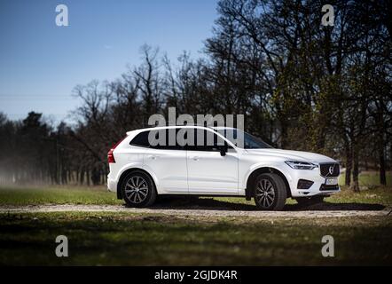 Volvo XC60 B5 AWD R-design. Photo: Pontus Lundahl / TT / code 10050 Banque D'Images