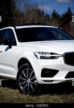 Volvo XC60 B5 AWD R-design. Photo: Pontus Lundahl / TT / code 10050 Banque D'Images