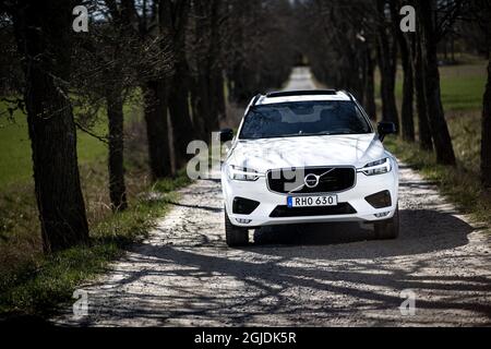 Volvo XC60 B5 AWD R-design. Photo: Pontus Lundahl / TT / code 10050 Banque D'Images