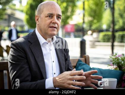 L'ancien Premier ministre suédois Fredrik Reinfeldt qui a écrit un livre sur les prochaines élections américaines '3 novembre 2020 - l'élection du destin'. 2020-08-27 (C) LOTTE FERNVALL / AFTONBLADET / TT * * EXPRESSEN OUT * * AFTONBLADET / 3226 Banque D'Images