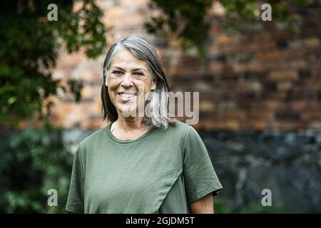 La création de l'inventeur suédois Petra Wadstrom Solvatten (eau solaire) utilise l'énergie solaire pour nettoyer et chauffer l'eau contaminée. L'eau solaire peut produire 40 litres d'eau propre par jour, 6,000 litres par an et 50,000 litres à vie. Plus de deux milliards de personnes ne disposent pas d’eau propre chez elles. Solvatten traite directement des problèmes de santé liés à la pauvreté qui sont liés à la pénurie d'énergie et à la mauvaise qualité de l'eau. Photo: Carolina Byrmo / Aftonbladet / TT code 2512 Banque D'Images