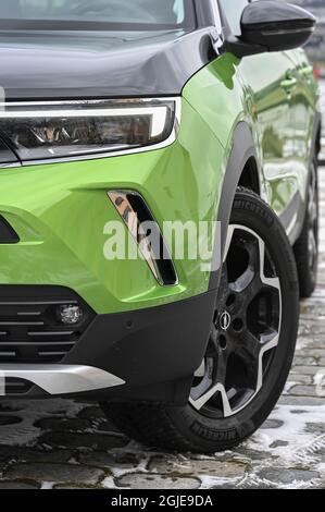 Opel Mokka-e car detail photo: Anders Wiklund / TT / code 10040 Banque D'Images