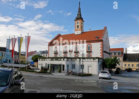 L'hôtel de ville de Waidhofen an der Thaya, Basse-Autriche, Waldviertel Banque D'Images