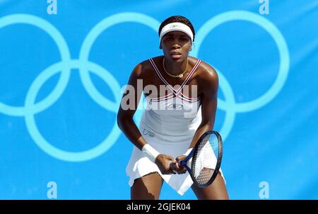 Venus Williams des États-Unis en action Banque D'Images