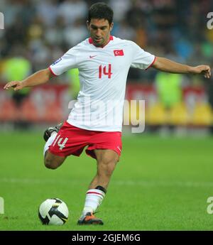 Arda Turan en Turquie en action Banque D'Images