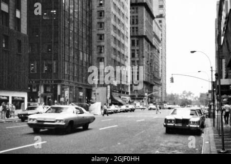États-Unis, NY, New York, 7th Avenue et 55th St. Banque D'Images