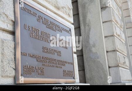 BUREAU DE poste ET palais de justice DES ÉTATS-UNIS à Charleston, Caroline du Sud, États-Unis. Banque D'Images