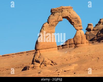 UT, parc national d'Arches, Delicate Arch Banque D'Images