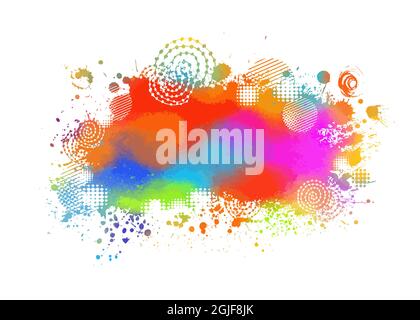 Couleur de fond Multi taches. Vector illustration Illustration de Vecteur