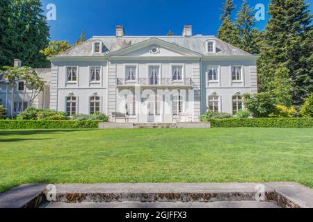 États-Unis, État de Washington, île de Bainbridge. Réserve Bloedel. Banque D'Images