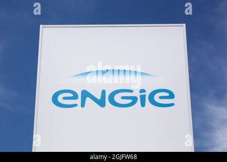 Saint Priest, France - 16 mai 2020 : Engie est une entreprise multinationale française d'électricité Banque D'Images