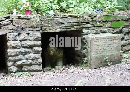 Huskar Mining Disaster Memorial à Silkstone, Royaume-Uni Banque D'Images