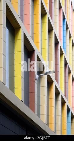 Londres, Angleterre, Royaume-Uni - Kaléidoscope TIKTOK HQ bâtiment par PLP Architecture Banque D'Images