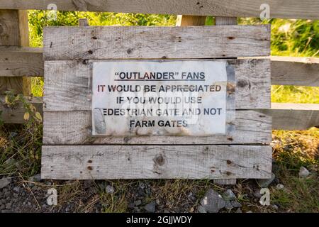 Craigh na Dun - lieu de tournage Outlander - Dunalastair Estate, Kinloch Rannoch, Perthshire, Écosse, Royaume-Uni Banque D'Images