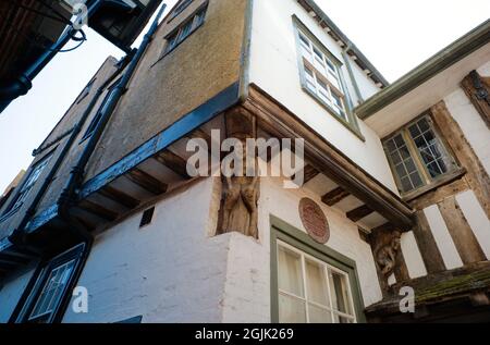 Vue sur la maison de Thomas Paine dans High Street, Lewes, East Sussex Banque D'Images