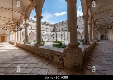 Abbazia Santa Maria Del Bosco, Contessa Entellina, Sicile, Italie Banque D'Images