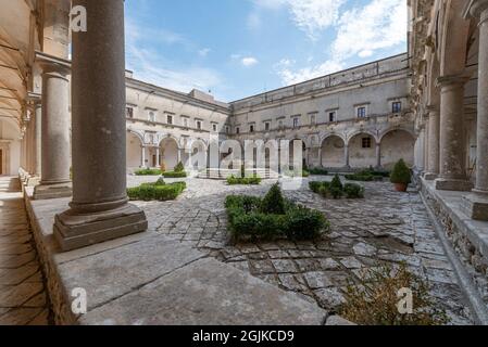 Abbazia Santa Maria Del Bosco, Contessa Entellina, Sicile, Italie Banque D'Images