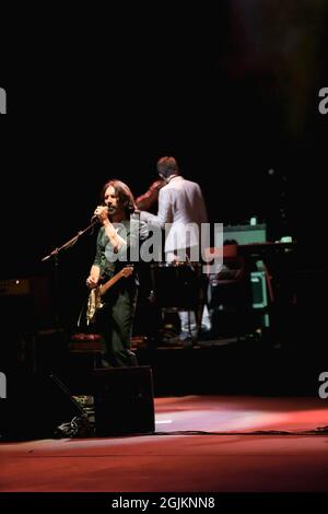 Rome, Italie. 09e septembre 2021. Le groupe Marlene Kuntz présente à cavea au Parco della Musica à Rome, son dernier 'Post Pandemic Tour' 2021. (Photo de Daniela Franceschelli/Pacific Press/Sipa USA) crédit: SIPA USA/Alay Live News Banque D'Images