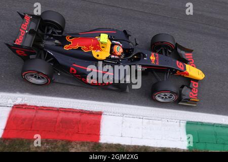 Monza, Italie. 10 septembre 2021. 06 Daruvala Jehan (ind), Carlin, Dallara F2, action lors de la 5ème partie du Championnat de Formule 2 2021 de la FIA du 9 au 12 septembre 2021 sur l'Autodromo Nazionale di Monza, à Monza, Italie crédit: Agence de photo indépendante/Alamy Live News Banque D'Images