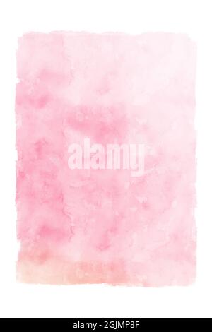 Belle aquarelle rose bouquet de fleurs illustration Banque D'Images