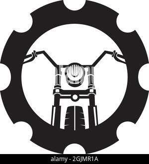 Modèle d'illustration vectoriel d'inspiration avec logo Motor club Illustration de Vecteur