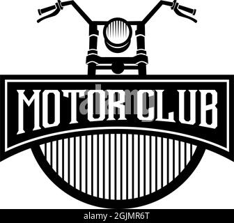 Modèle d'illustration vectoriel d'inspiration avec logo Motor club Illustration de Vecteur