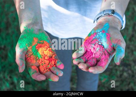 La couleur est une puissance qui influence directement l'âme. Banque D'Images