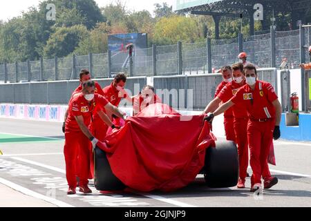 Monza, Italie. 11 septembre 2021. Voiture de # 55 Carlos Sainz (ESP, Scuderia Ferrari Mission Winnow), Grand Prix de F1 d'Italie à Autodromo Nazionale Monza le 11 septembre 2021 à Monza, Italie. (Photo de HOCH ZWEI) crédit: dpa/Alay Live News Banque D'Images