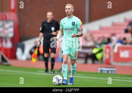 Lewis O'Brien #8 de Huddersfield Town pendant le match Banque D'Images