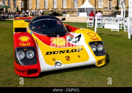 Porsche 962C #17 au Concours d’élégance tenu au Palais de Blenheim le 5 septembre 2021 Banque D'Images