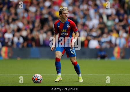 11 septembre 2021 ; Selhurst Park, Crystal Palace, Londres, Angleterre ; Premier League football, Crystal Palace versus Tottenham Hotspur: Conor Gallagher de Crystal Palace Banque D'Images