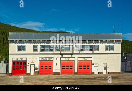 Canada, territoire du Yukon, Dawson City Firefighter Museum Banque D'Images