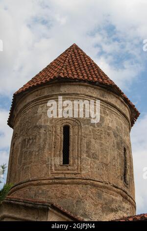 Âge précoce du christianisme dans le Caucase. Ancienne église Alban à Sheki - Azerbaïdjan Banque D'Images