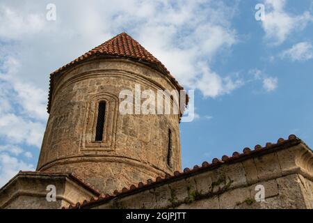 Âge précoce du christianisme dans le Caucase. Ancienne église Alban à Sheki - Azerbaïdjan Banque D'Images