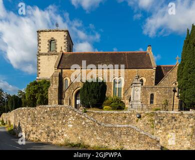 Église paroissiale de St Mary à Storrington, West Sussex, Royaume-Uni. Banque D'Images