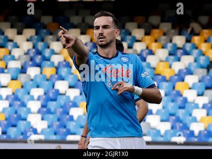 Stade Maradona, Naples, Italie. 11 septembre 2021. Serie A football, SSC Napoli versus Juventus FC: Fabian Ruiz de Napoli crédit: Action plus Sports/Alamy Live News Banque D'Images