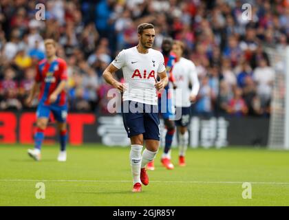 11 septembre 2021 ; Selhurst Park, Crystal Palace, Londres, Angleterre ; Premier League football, Crystal Palace contre Tottenham Hotspur: Harry Winks de Tottenham Hotspur Banque D'Images