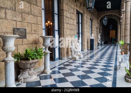 Palacio de los Capitanes Generales, où se trouve le Musée de la ville, dans la vieille Havane, Cuba. Banque D'Images