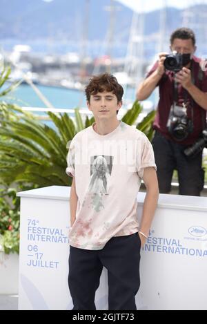 Timothée Chalamet participe au 74e Festival de Cannes 2021 Banque D'Images