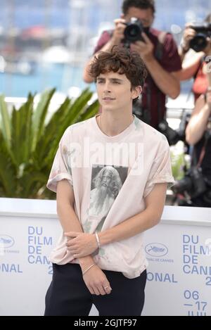 Timothée Chalamet participe au 74e Festival de Cannes 2021 Banque D'Images
