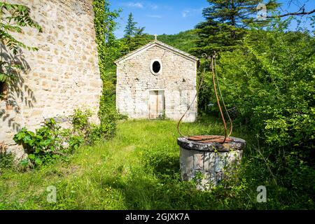 Église de Santa Caterina. Modigliana, Forlì, Émilie-Romagne, Italie, Europe. Banque D'Images