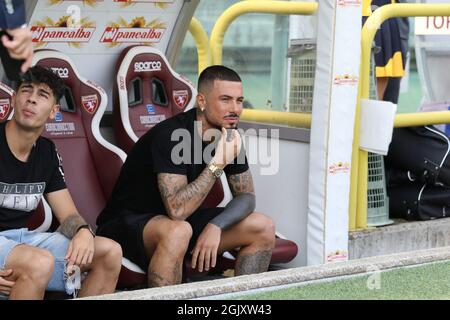 Turin, Italie. 12 septembre 2021. Armando izzo (Torino FC) pendant le Torino FC vs US Salernitana, football italien série A match à Turin, Italie, septembre 12 2021 crédit: Independent photo Agency/Alamy Live News Banque D'Images