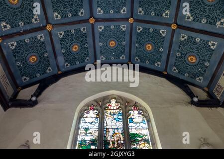 Église Sainte-Marie, camps de Shudy, Cambridgeshire, Royaume-Uni Banque D'Images