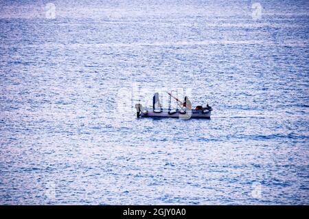 Golfe de Naples, Meta di Sorrento, péninsule de Sorrente, Italie du Sud. Banque D'Images