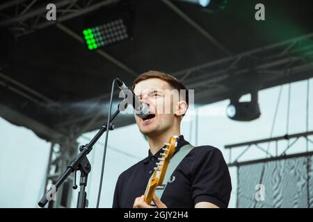 Weatherstate en direct au festival slam dunk leeds 2021 Banque D'Images