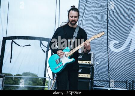 Weatherstate en direct au festival slam dunk leeds 2021 Banque D'Images