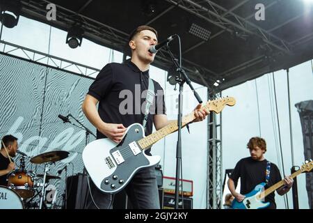 Weatherstate en direct au festival slam dunk leeds 2021 Banque D'Images