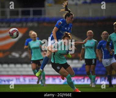 Birmingham, Royaume-Uni. 12 septembre 2021. birmingham Attack pendant le match de la Super League Womens entre Birmingham City et Brighton au stade St. Andrew's billion Trophy Stadium à Birmingham, Angleterre crédit: SPP Sport Press photo. /Alamy Live News Banque D'Images